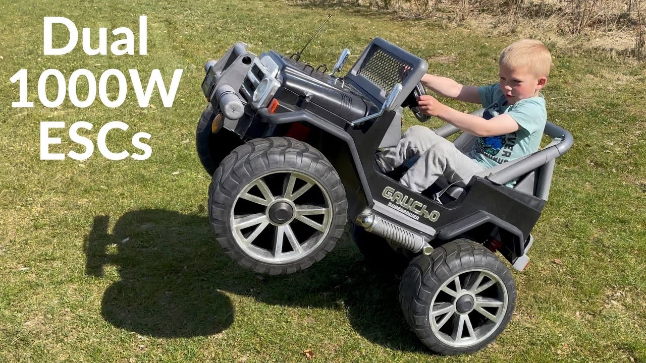 MODIFIED Peg Perego Gaucho Superpower 24V