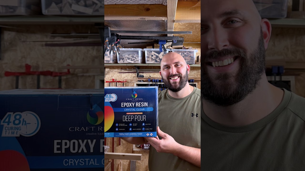 Making a Deep Pour project with #CraftResin #EpoxyResin #ResinArt #ResinCraft #Epoxy #Resin #DIY