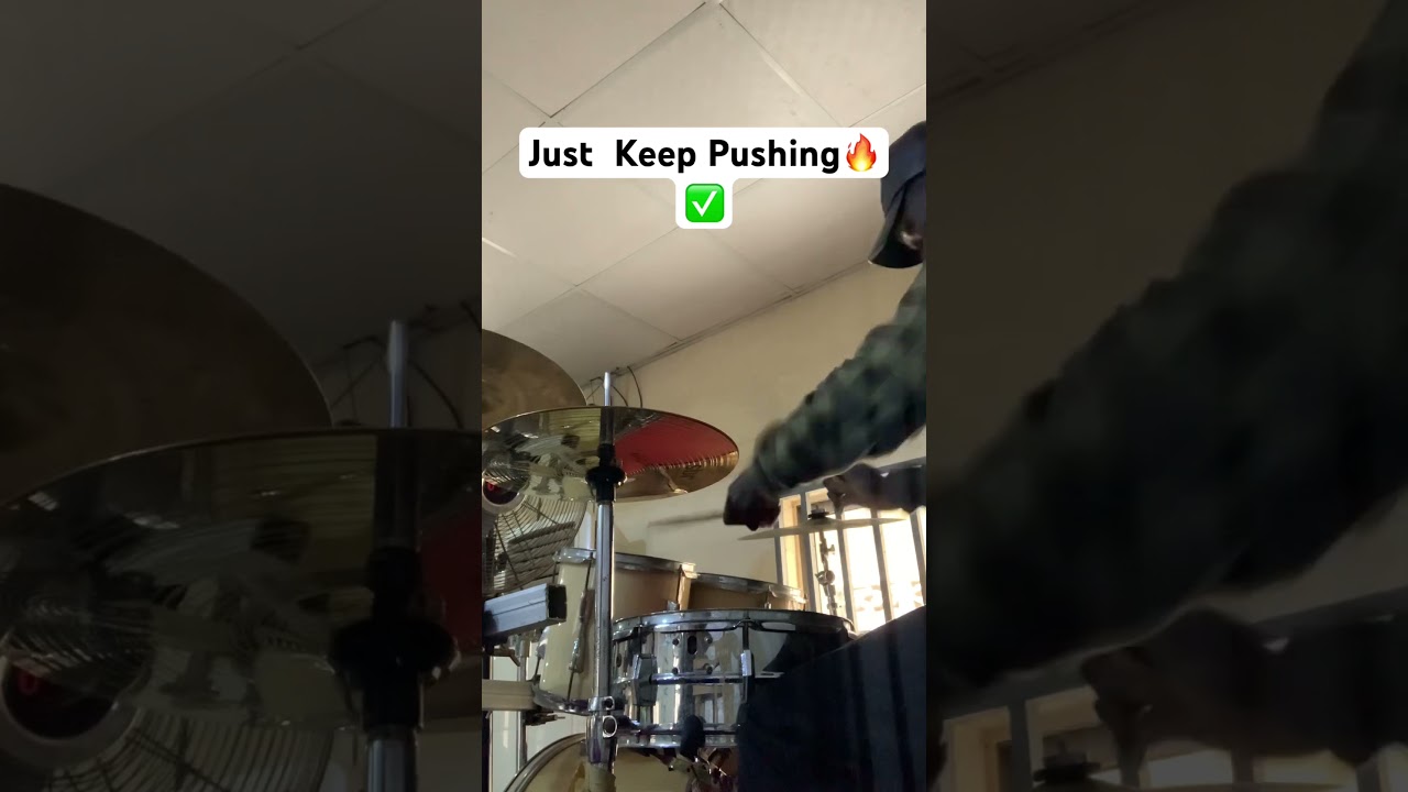 Just me, the kit, and a little controlled chaos. #drums #prodrums #drummerszone #drummerlife #drum
