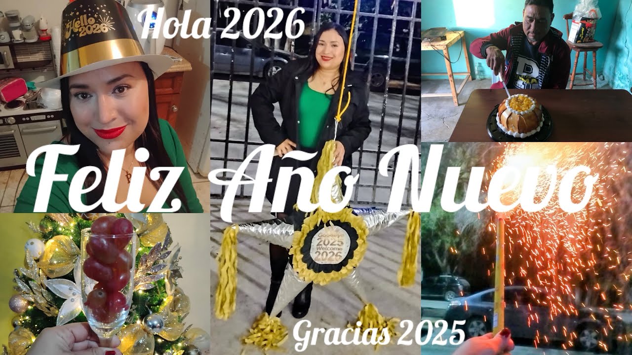 Hola 2️⃣0️⃣2️⃣6️⃣🎇🥂🥳 Fin de año y Año Nuevo en familia |Perla De León 