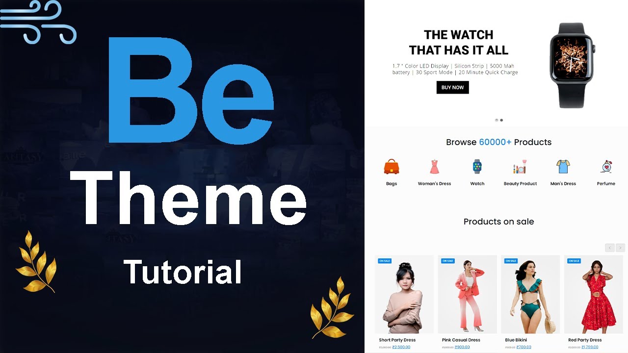 BeTheme Wordpress Tutorial - How to create a woocommerce website with wordpress and BeTheme