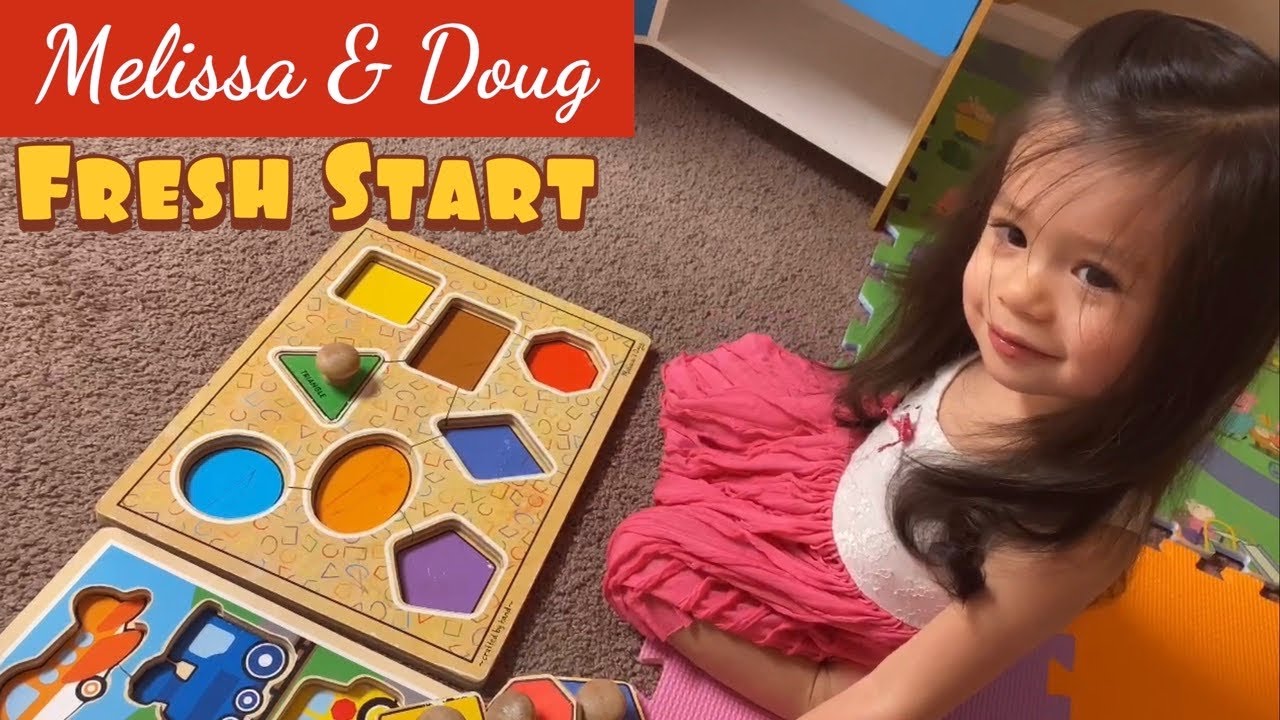 Learn Shapes,Colors,Numbers and Vehicles For Toddlers | Melissa & Doug Wooden Puzzles | kyotchloe