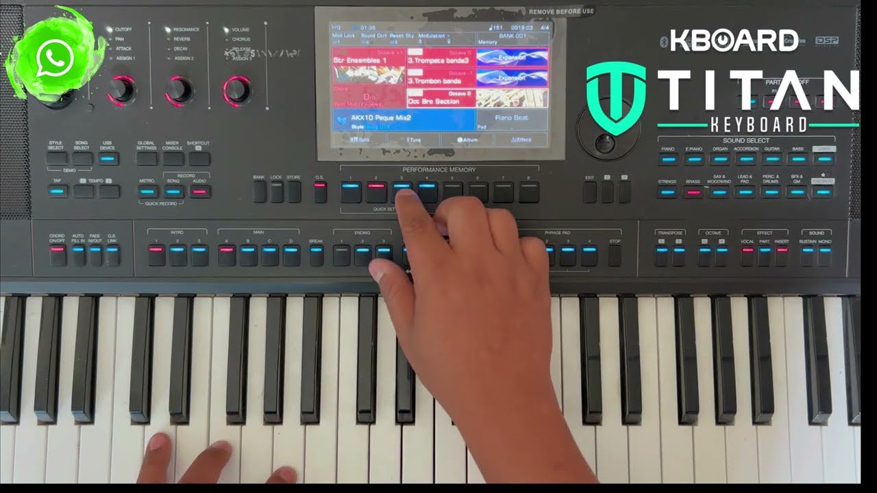 RITMO PEQUE MIX TITAN KBOARD MEDELI AKX10