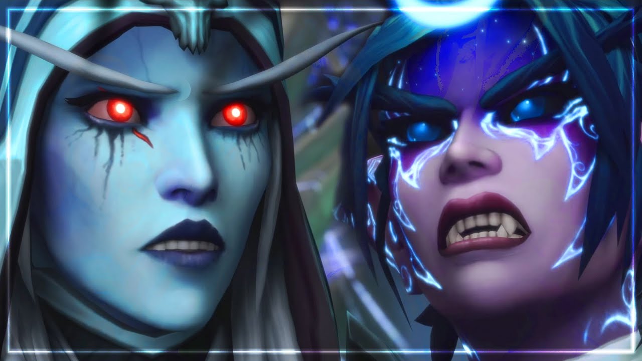 Sylvanas VS Tyrande Whisperwind Cinematic│Patch 9.1 Chains of Domination