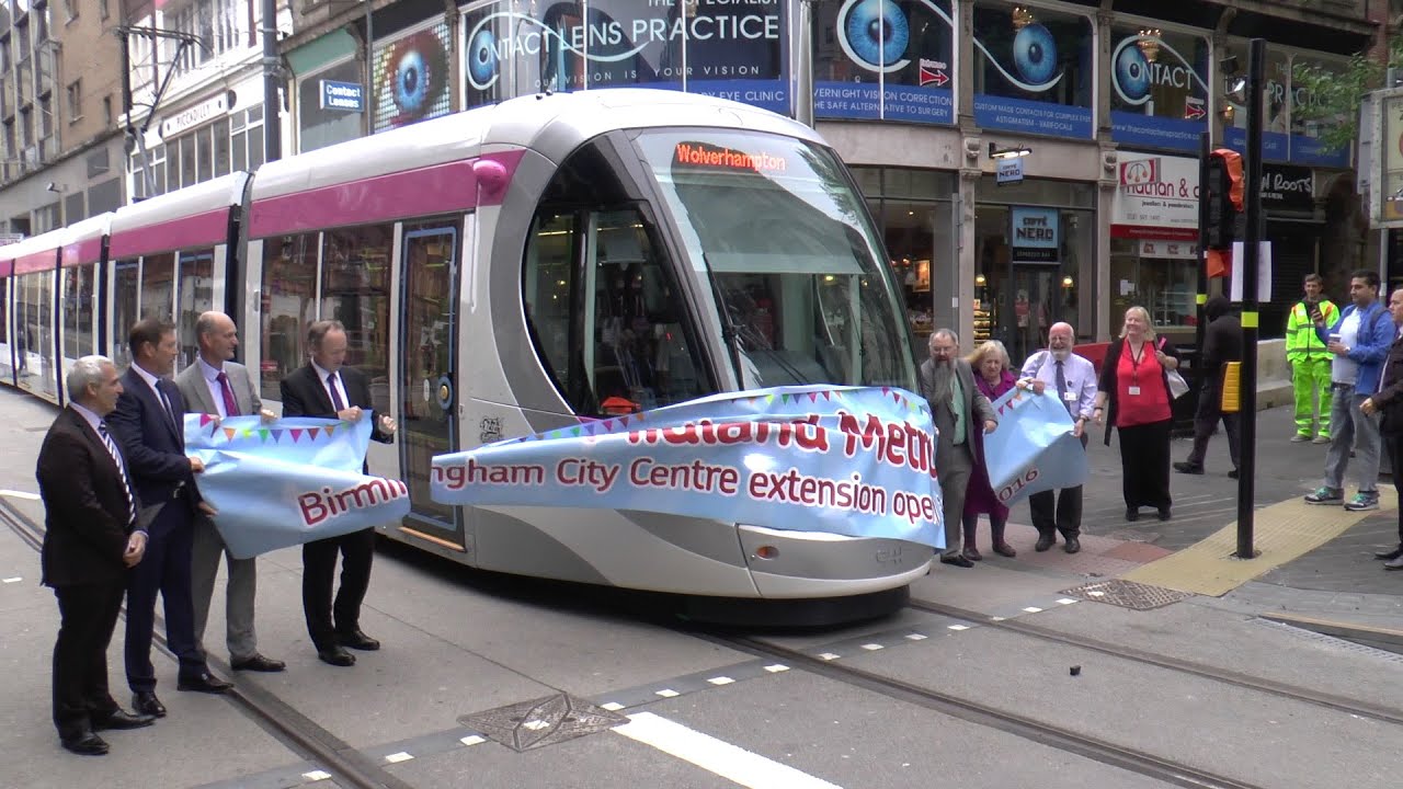 "Midland Metro Extension to New Street Station Opens"