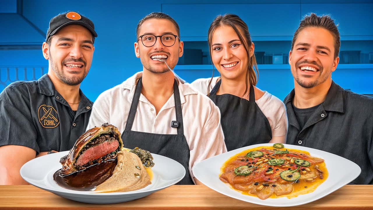 On a invité deux chefs à cuisiner chez nous… et c’était INCROYABLE 🍷👨‍🍳