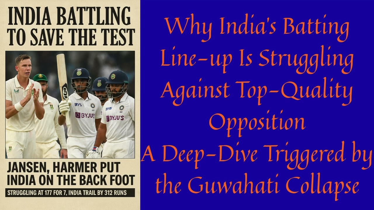 India's Batting Collapse Explained in 5 Minutes!