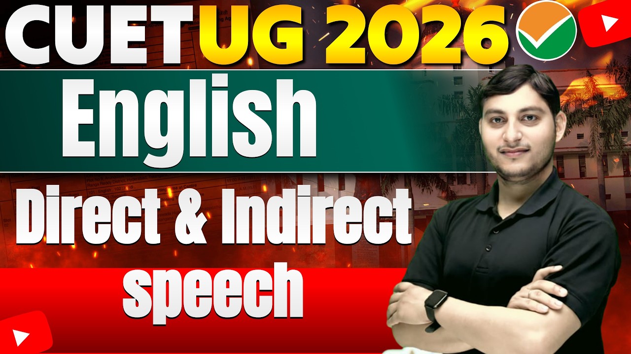 Direct & Indirect Speech Tricks | CUET English Grammar 2026 | Ravi Sir | Gyankul Education