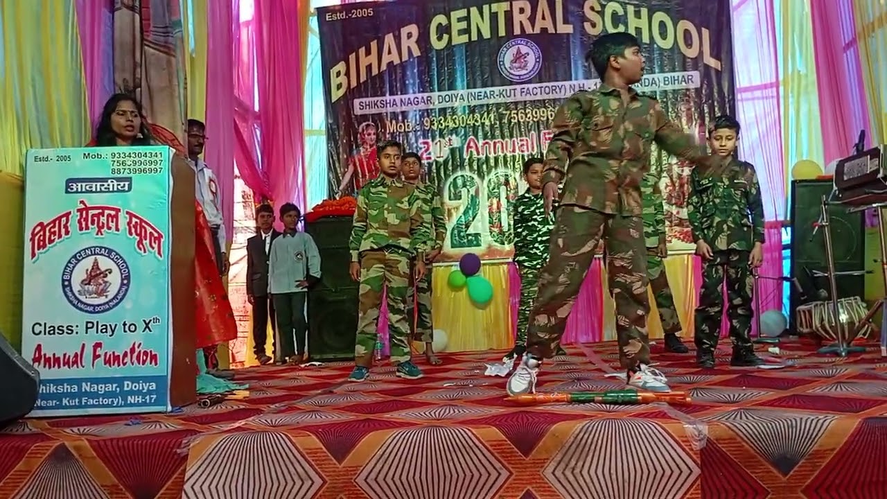 Sandeshe aate hai annual function 2026 bihar central school 