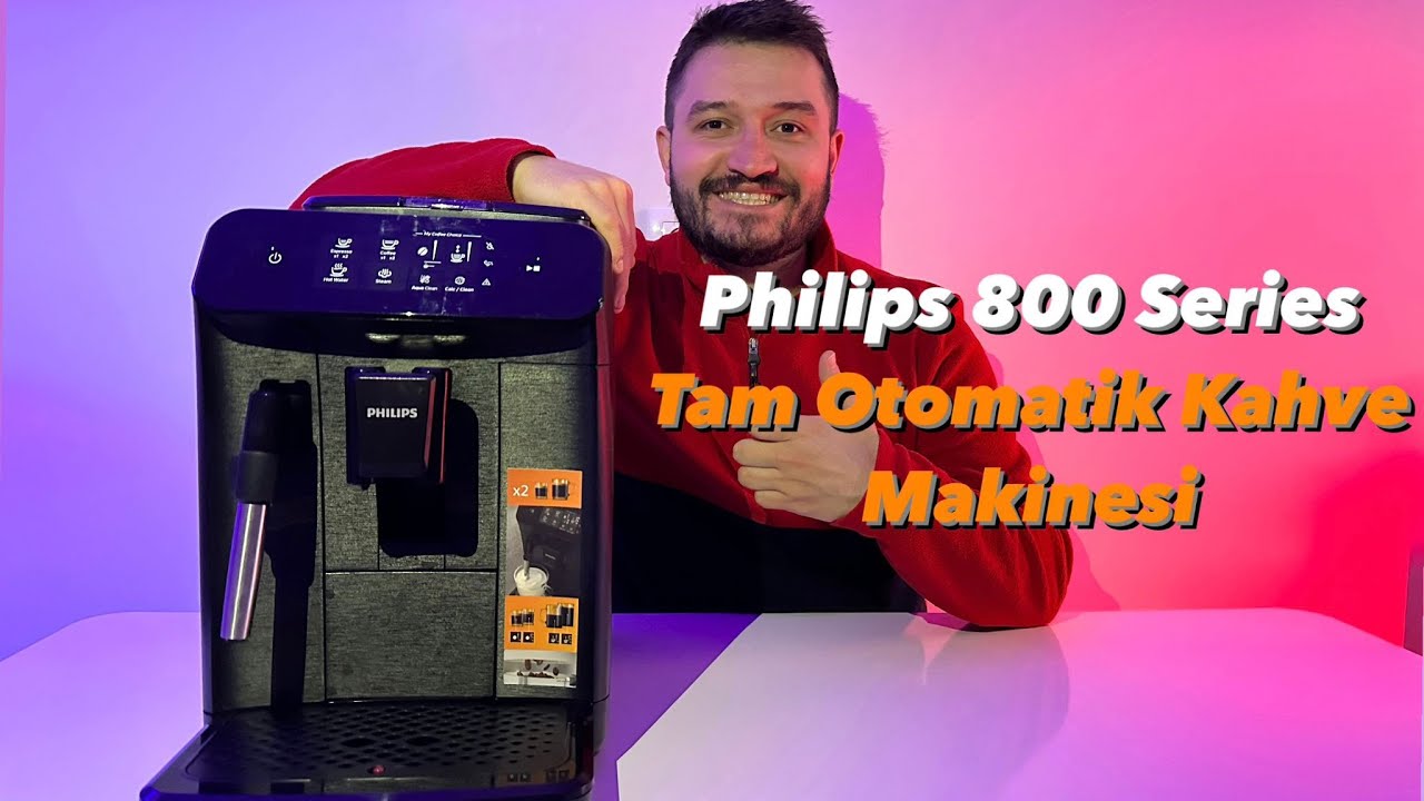 Philips 800 Series Tam Otomatik Espresso Makinesi / PHILIPS EP2220/10 Tam Otomatik Espresso Makinesi