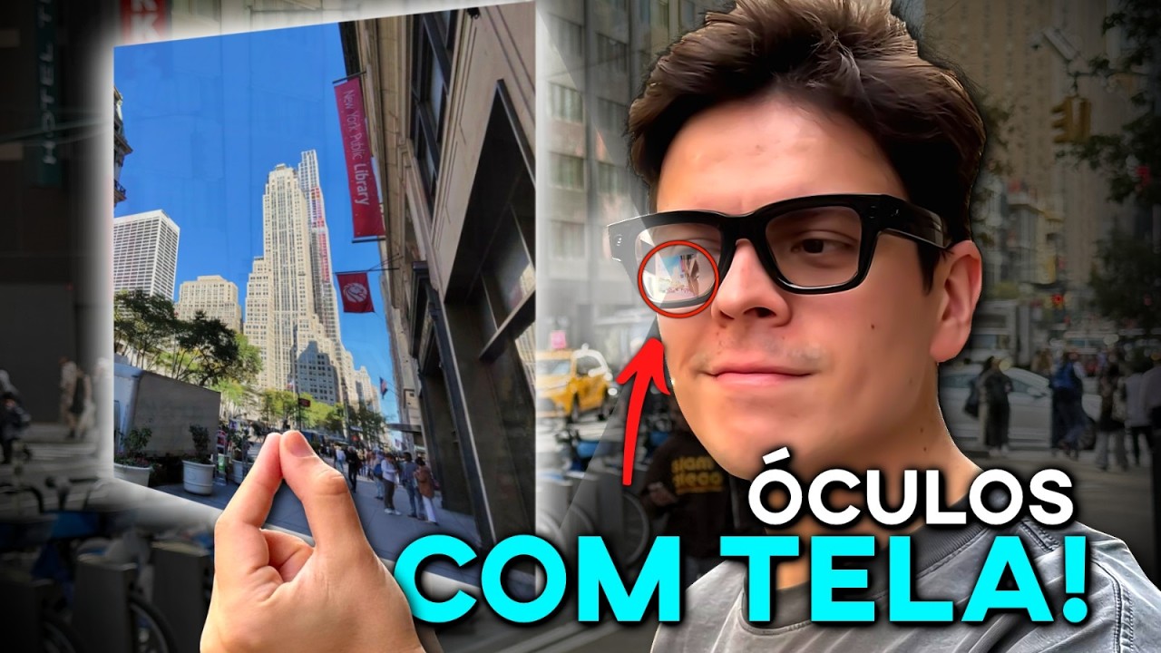 48h com o FUTURO nos OLHOS! - Conhe&ccedil;a TUDO do META RAYBAN DISPLAY!