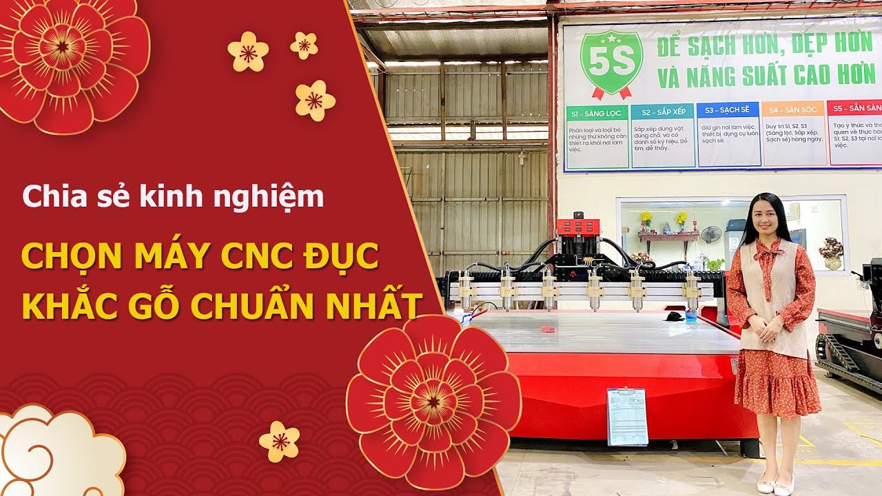 CHIA SẺ KINH NGHIỆM KHI CHỌN MUA MÁY CNC KHẮC GỖ
