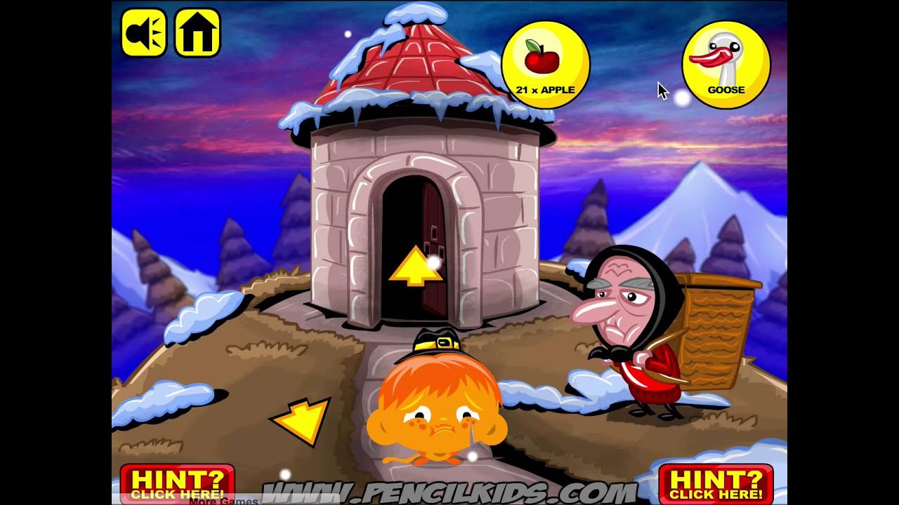 Monkey GO Happy Turkeys Walkthrough Hints