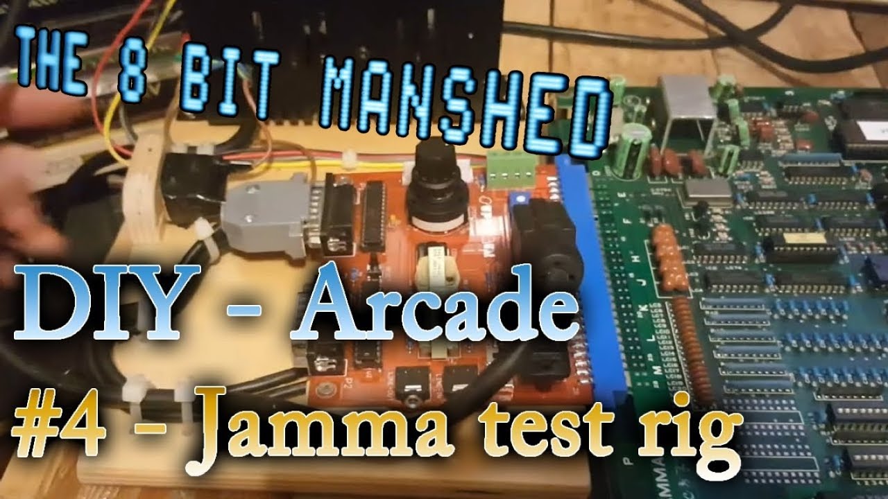 Arcade DIY #4 Building a jamma arcade board testing rig
