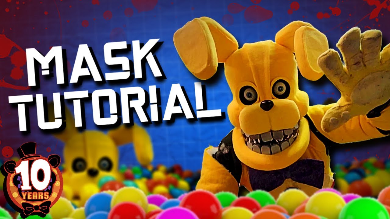INTO THE PIT Spring Bonnie Mask Tutorial - The Blueprints #1 -