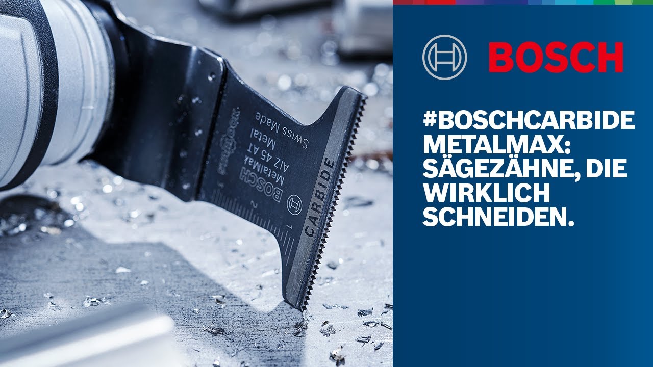 #BOSCHCARBIDE MetalMax: S&auml;gez&auml;hne, die wirklich schneiden