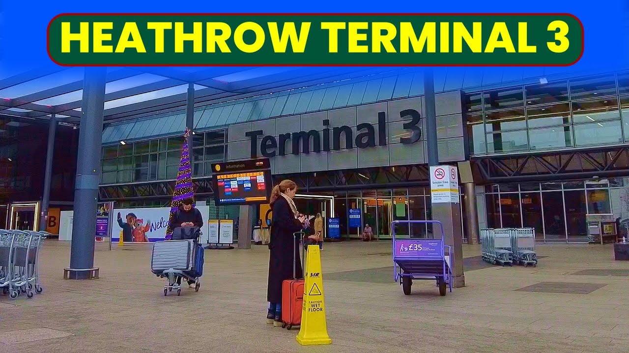Heathrow Terminal 3 Walkthrough | Departures, Arrivals & Airlines (4K)