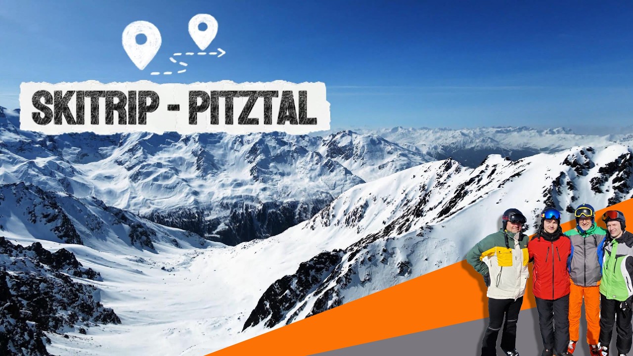 Skitrip – Pitztal, vier Männer rutschen durchs Pitztal und nennen es Skifahren