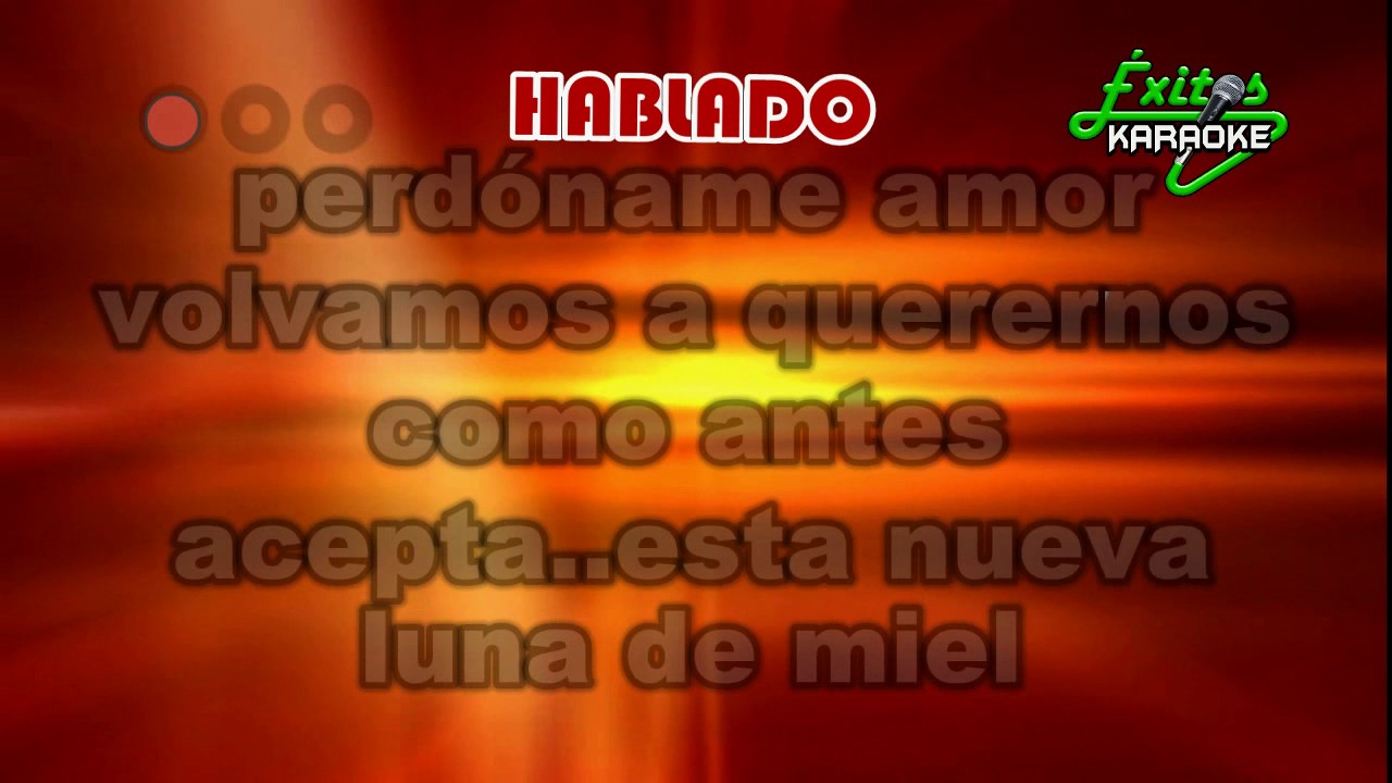 🔴 AMOR AMOR  [KARAOKE] HD - COMPLETO