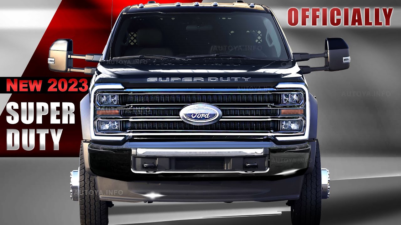 New Ford Super Duty 2023 - Officially in First Teaser & Fresh Renderings of F-250 & F-350