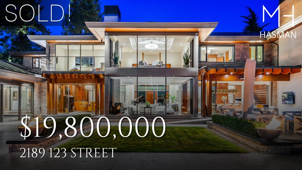 RECORD SALE - Magnificent 1 Acre Waterfront Estate Residence in South Surrey's Most Prized Location