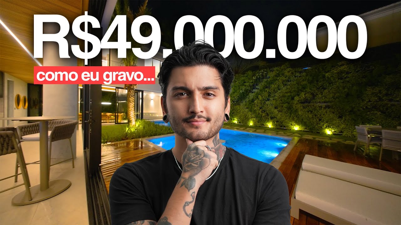 Gravei uma mansão de 49 MILHÕES em SP (Quase deu TUDO errado!)