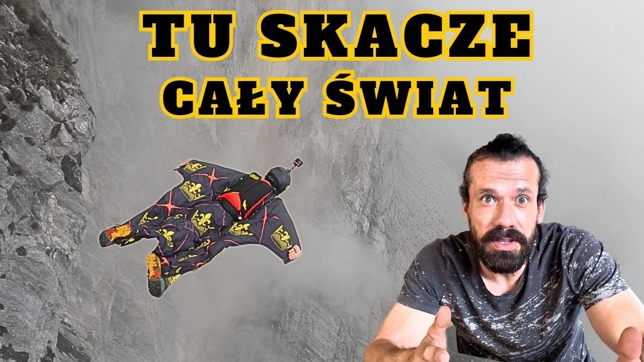 Każdy BASE jumper zna to miejsce ! Tu robiłem pierwszy skok w Wingsuit.