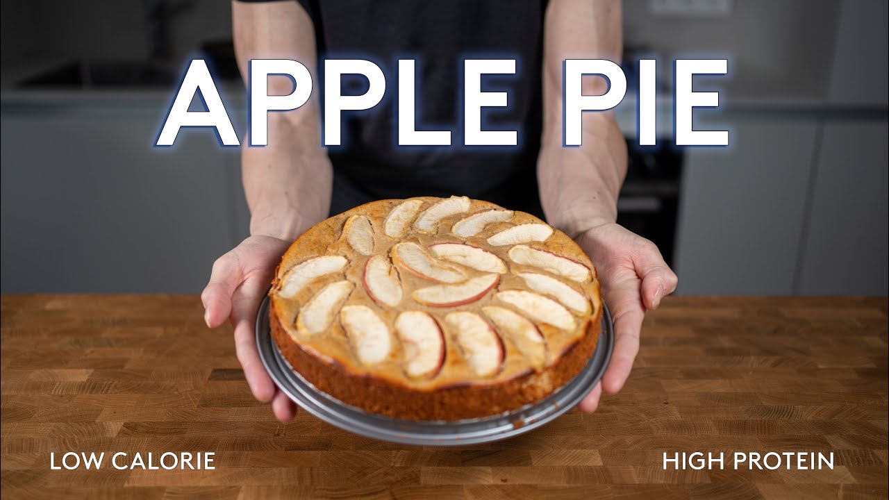 The Anabolic Apple Pie Recipe that makes me Happy | Healthy Apple Cake | low calorie dessert