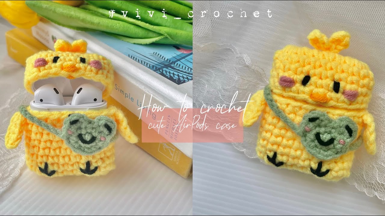 🐣 How To crochet AirPods Case | Cute AirPods Crochet Case 🐣