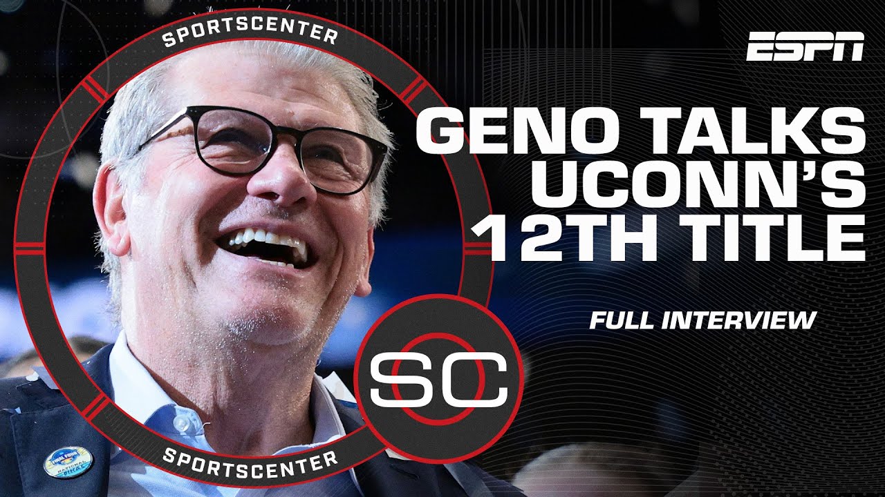 Geno Auriemma talks winning 12th title at UConn, Paige Bueckers and his future [FULL INTERVIEW]