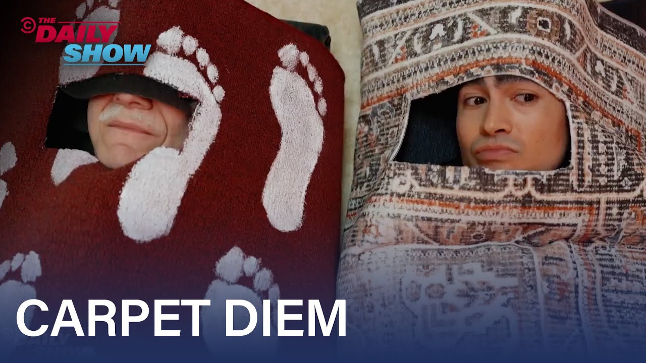 Meet Georgio, a Human Carpet Available to Spice Up Any Party | The Daily Show