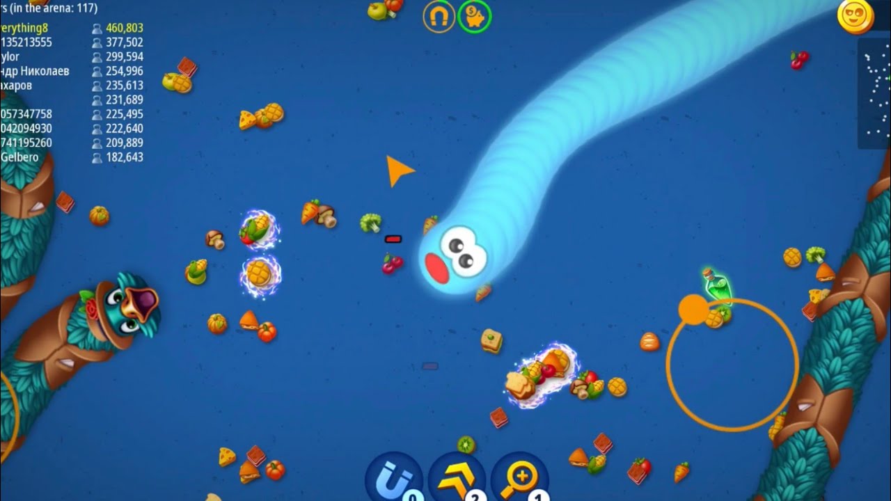 Snake Io Snowbal Vs Rainbow + Multi Snake Epic SnakeIo Gameplay 