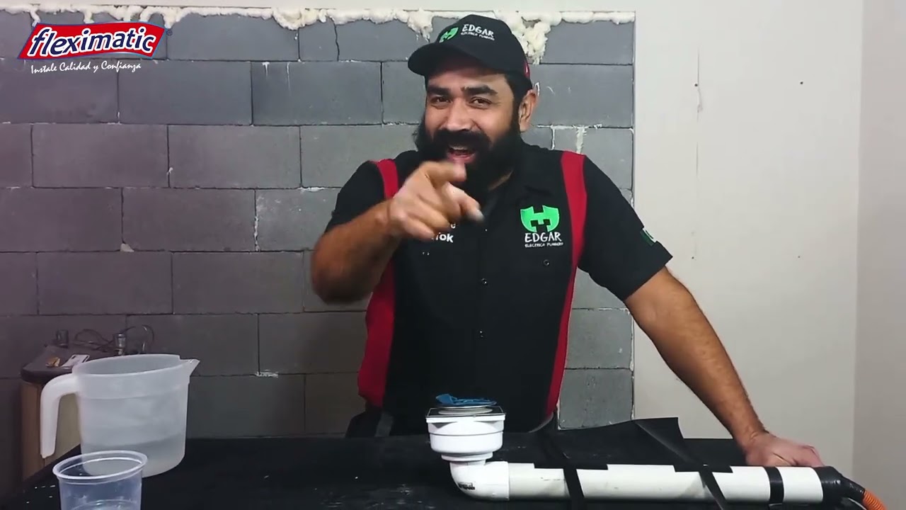 Elimina los malos olores del baño. Instala la Coladera Push Button Fleximatic