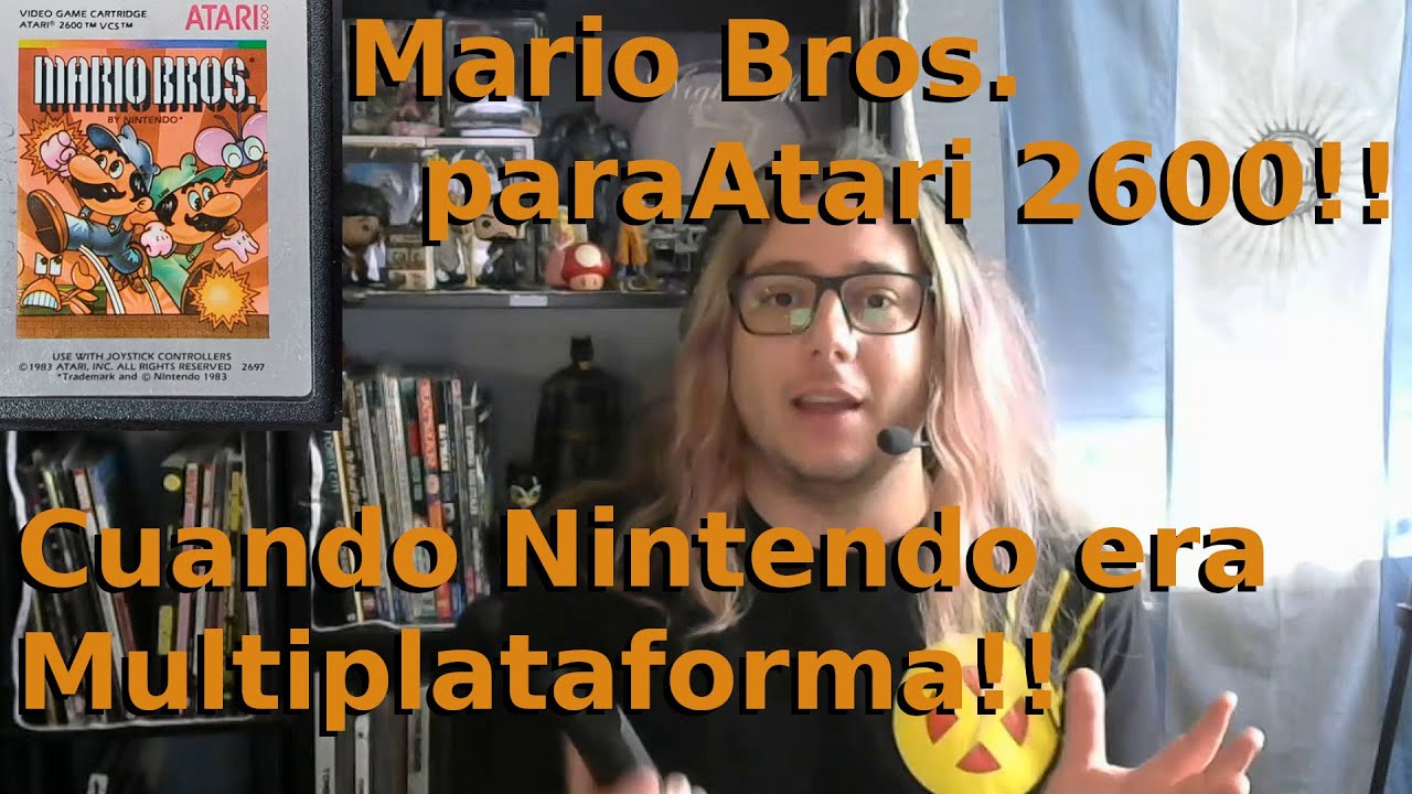 Mario Bros. (1983) para ATARI 2600 - Cuando NINTENDO era Multiplataforma