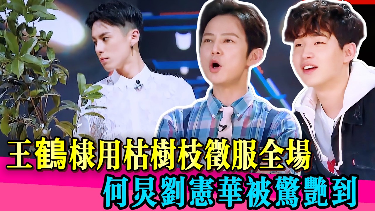 王鶴棣枯樹枝走秀殺瘋全場，氣質太出眾！劉憲華：這哥們兒太狠了！#王鹤棣 #刘宪华 #谭松韵 #何炅 #演技 #王嘉尔 #流星花园 #逍遥 #F4 #王嘉爾 #宋茜 #王鶴棣 #何炅 #超次元偶像