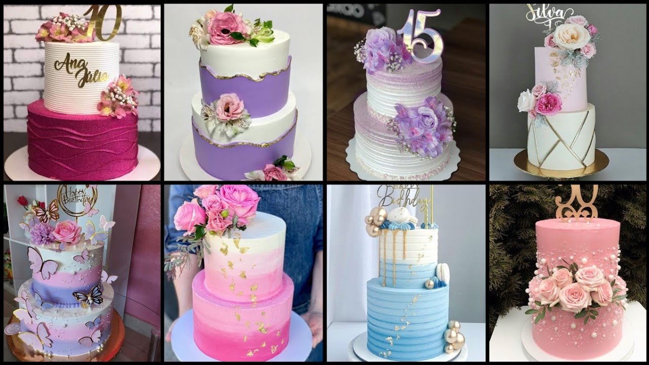 Amazing Two Tier Cake Decorating ideas | Best 2 tier Cake Design/tier Cakes