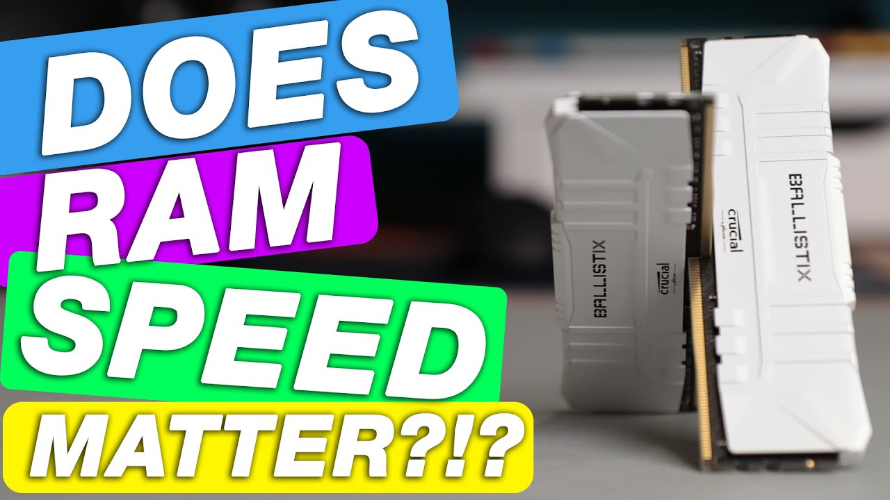 Does RAM speed matter in games?!?! feat. Crucial Ballistix Memory