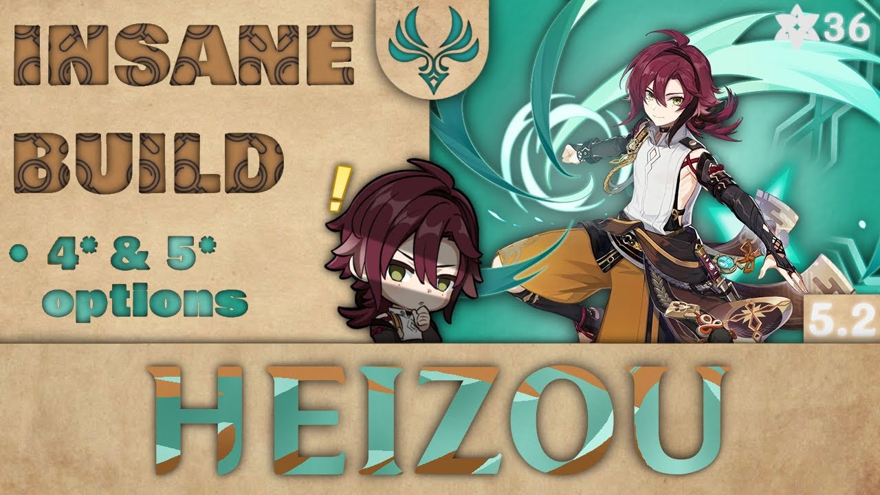 ПОЛНОЕ РУКОВОДСТВО ПО HEIZOU | Таланты, артефакты, оружие, состав команды [Genshin 5.2]