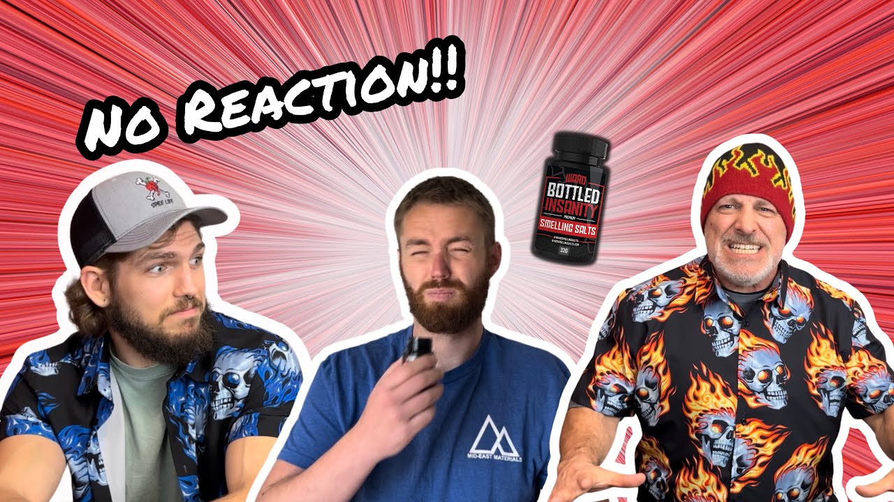 Extreme Smelling Salts Challenge! NO REACTION!