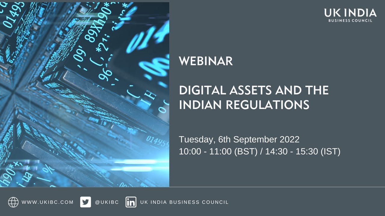 Webinar: Digital Assets and the Indian Regulations
