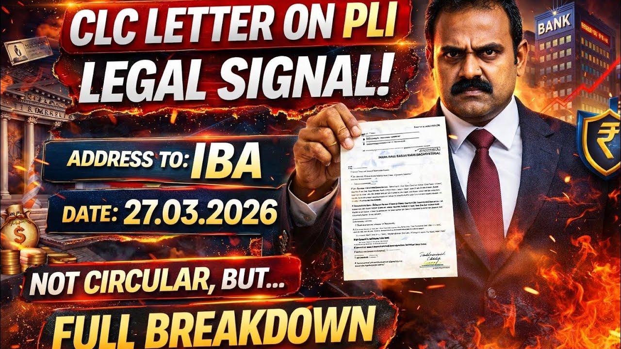 CLC LETTER To IBA 27.03.2025 On PLI                      #facts #pli #banking