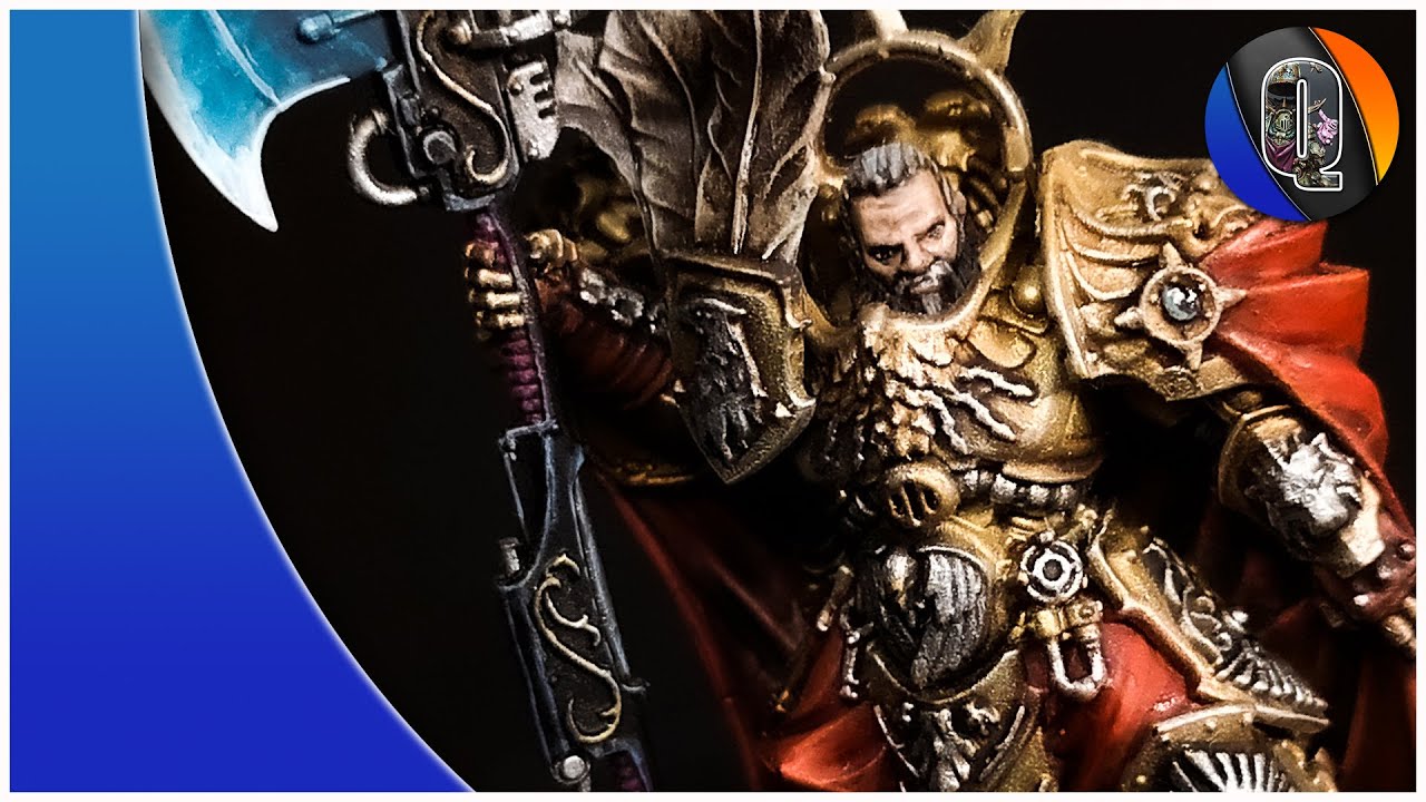 How to Paint: Trajann Valoris - Adeptus Custodes - Warhammer 40k - Quayjin