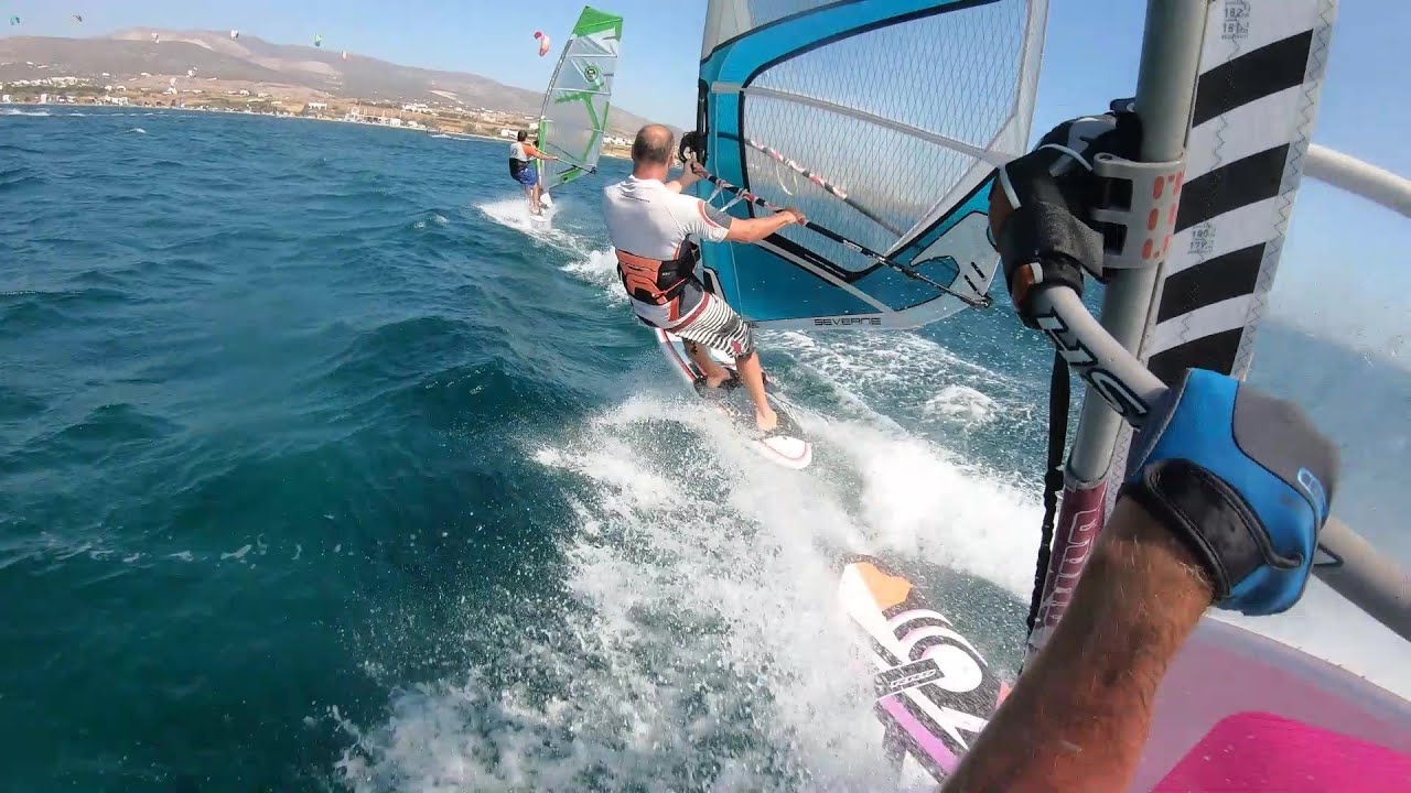Windsurd in Paros Greece - Just Funboard