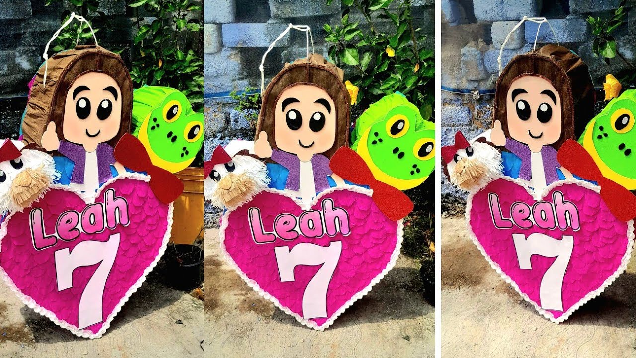 COMO HACER UNA PIÑATA DE LARA CAMPOS! BONITA PARA CUMPLEAÑOS DE NIÑA ❤️🤗 #laracampos #piñatas #viral