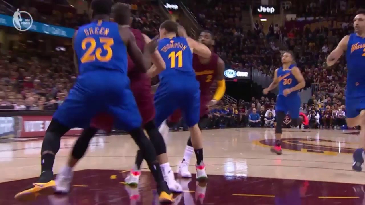 Draymond Green gets upset   Cavaliers vs Warriors   Nba christmas 2016 2016