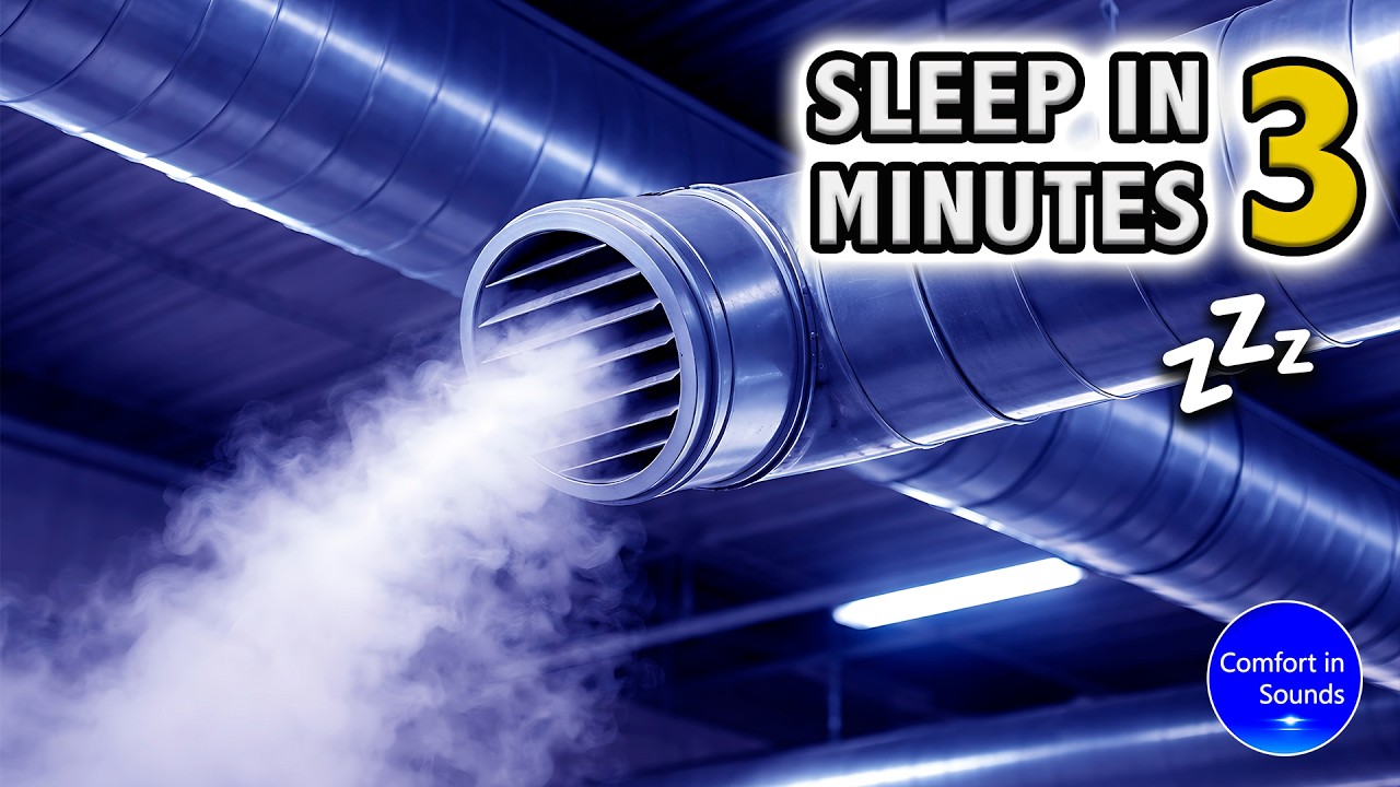 Air Ventilation White Noise (10 Hours) | Powerful Sleep Sound for Deep Sleep & Relaxation
