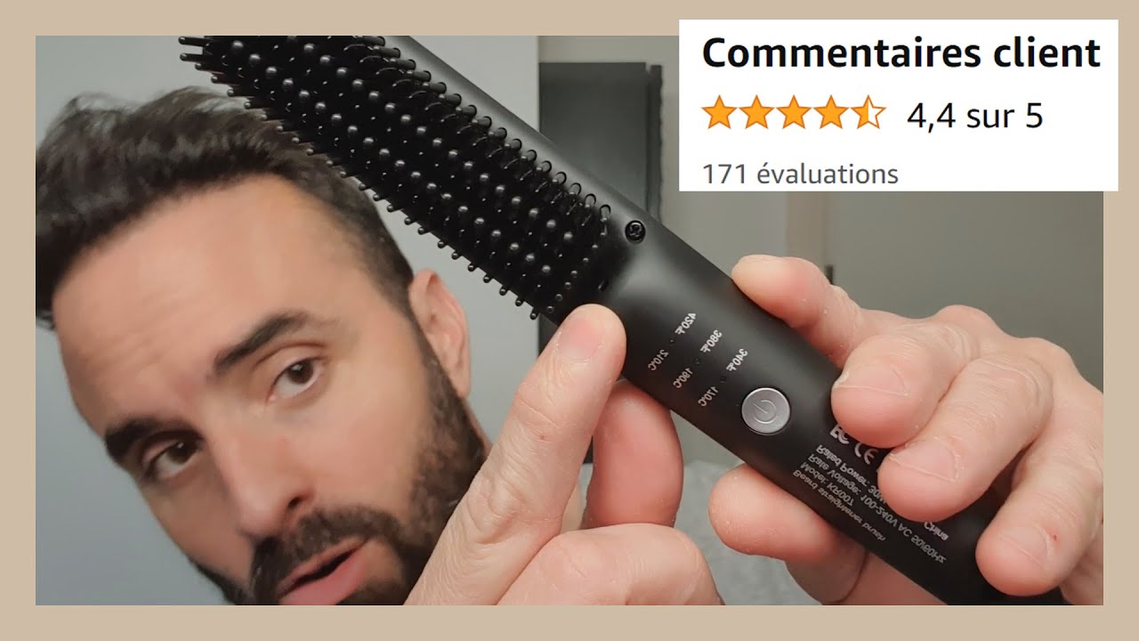 Je teste le meilleur lisseur BARBE et CHEVEUX d'Amazon ! VIKICON