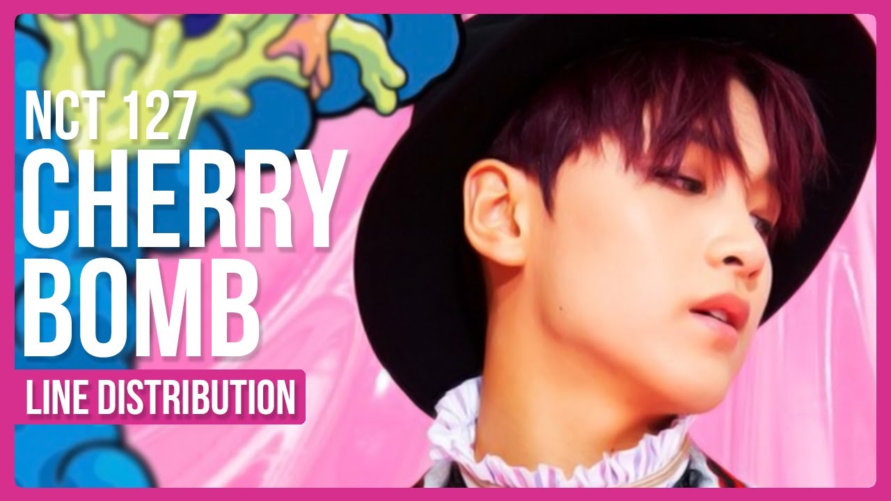 [Corrected] NCT 127 - Cherry Bomb Line Distribution (Color Coded)
