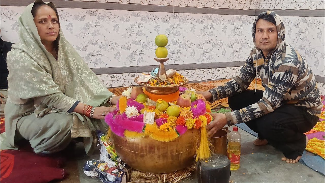 Payala Or Jagrata Mera Chachu Ka Ghr Pa🙏Jai Mata Di 🔱 Har Har Mahadev //YouTuber Bhaderwahi Pankaj 😜