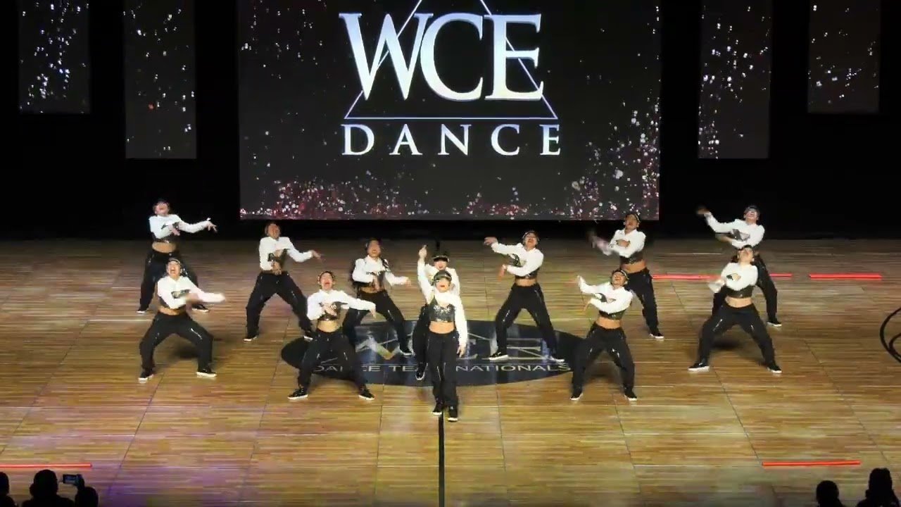 WCE 2025 Dance Team Nationals 6th Place Medium Hip Hop Silver Channel Islands